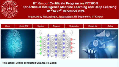 IIT Kanpur launches Python program for AI, ML, and Deep Learning starting December 2024; apply here