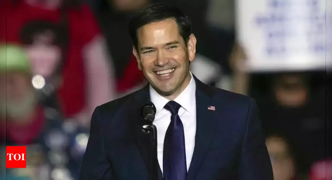 Senator Marco Rubio Nominated by Trump for US Secretary of State | World News – Times of India