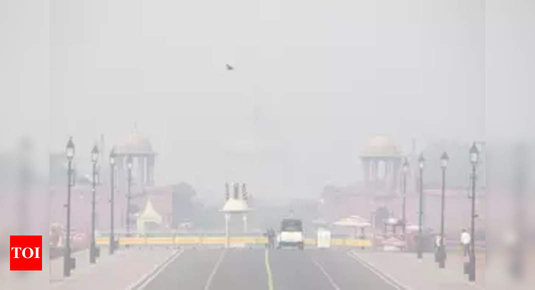 Delhi Air Pollution: City chokes as AQI level reaches ‘severe’ category | Delhi News – Times of India