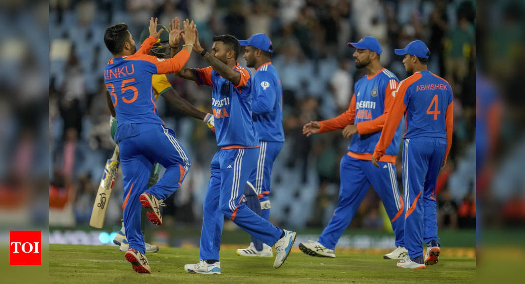 India create historical past, set a brand new T20 world document throughout thrilling win in opposition to South Africa | Cricket Information – Instances of India