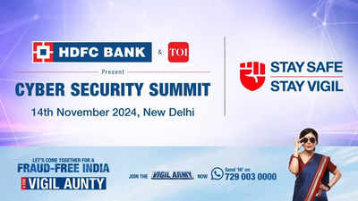 Be alert, don’t fall prey! Jimmy Tata’s important message on cyber crimes at HDFC Bank & TOI’s Cyber Security Summit