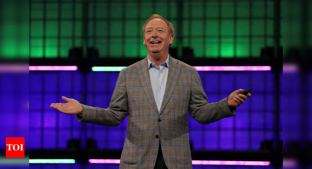 Microsoft president Brad Smith: As an American technology company, we can do business in China only when … – Times of India