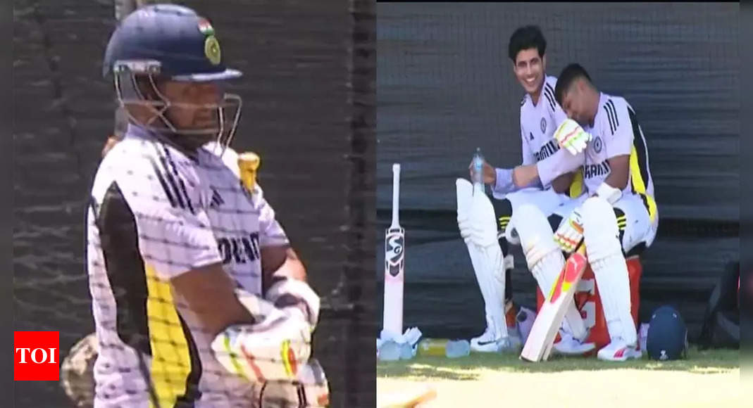 Sarfaraz Khan walks off after painful elbow hit throughout coaching session in Perth | Cricket Information – Instances of India