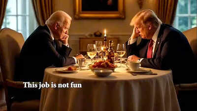 Donald Trump meets Joe Biden at White House: AI video that ...