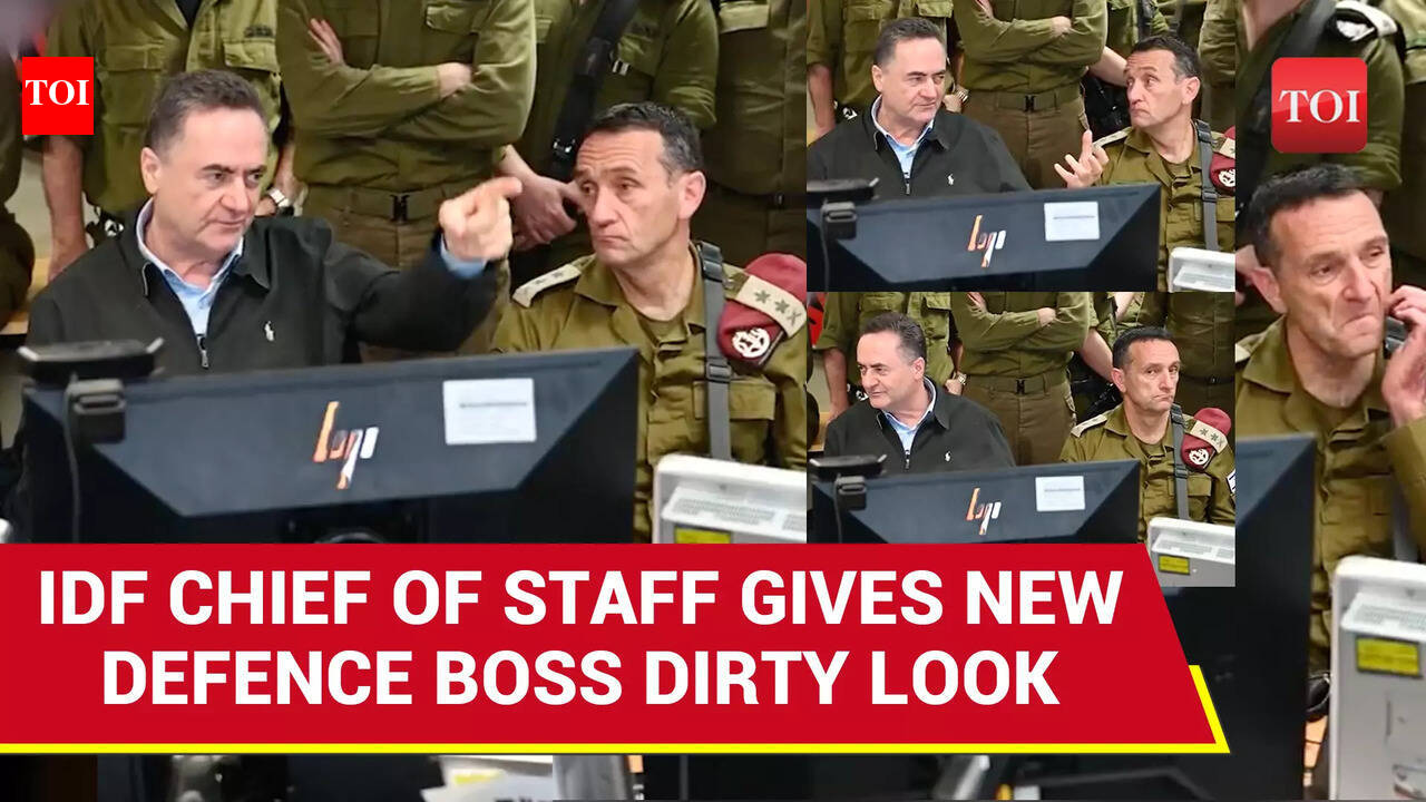 Israel Army Chief Glances At New Defence Boss Over Hezbollah Talk, Then ...