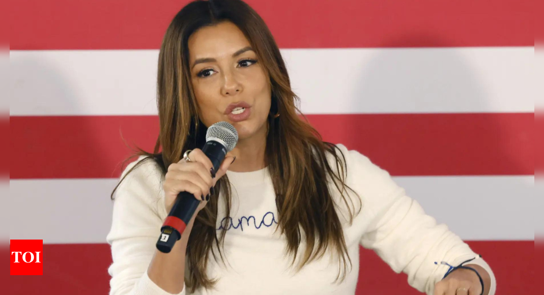 Eva Longoria says she is moving out of ‘dystopian’ US because Kamala Harris didn’t win – Times of India