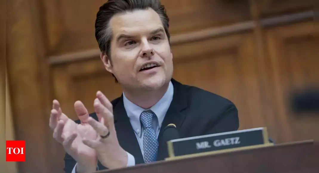 ‘Matt Gaetz college roommate’ rumor resurfaces on X after Trump names him as attorney general – Times of India