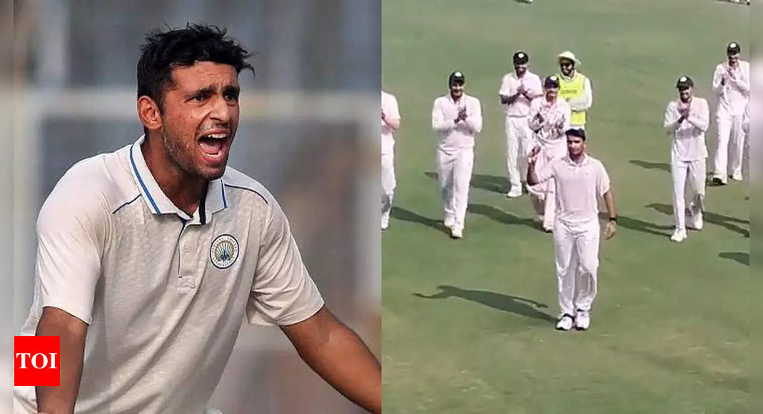 Anshul Kamboj delivers &#x27;Perfect 10&#x27;! Takes all 10 wickets, first time in Ranji Trophy in 39 years | Cricket News - Times of India