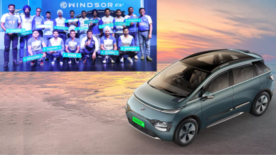 JSW MG Motor India gifts MG Windsor EV to Indian Olympic medalists: Details