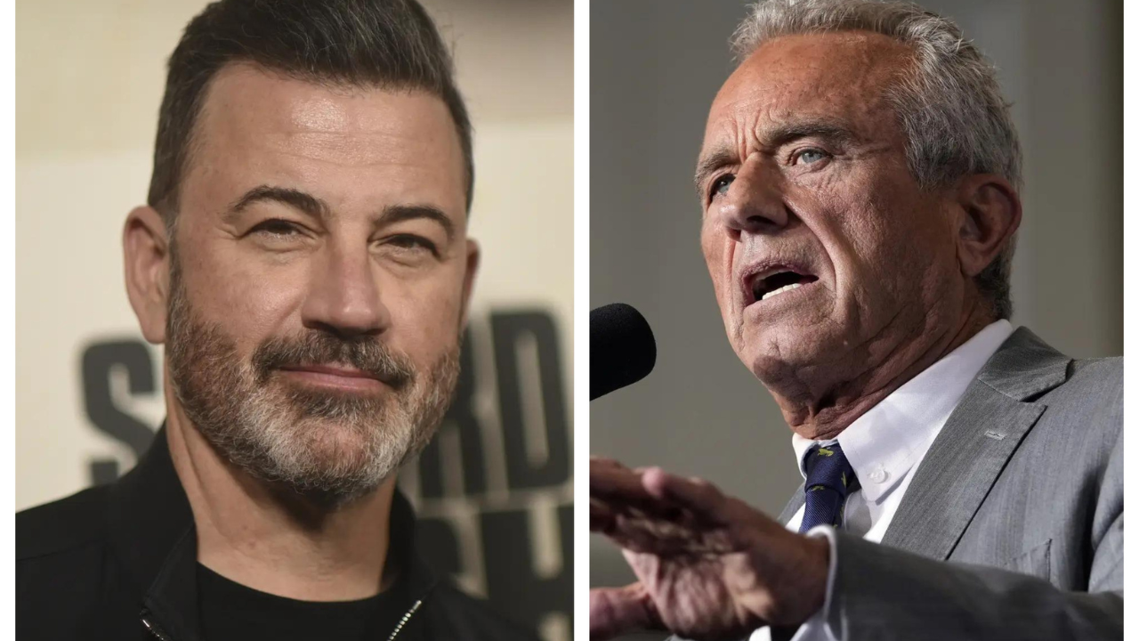RFK Jr Controversies: Jimmy Kimmel makes fun of RFK Jr: 'Who better than  guy whose brain eaten by worm' - Times of India