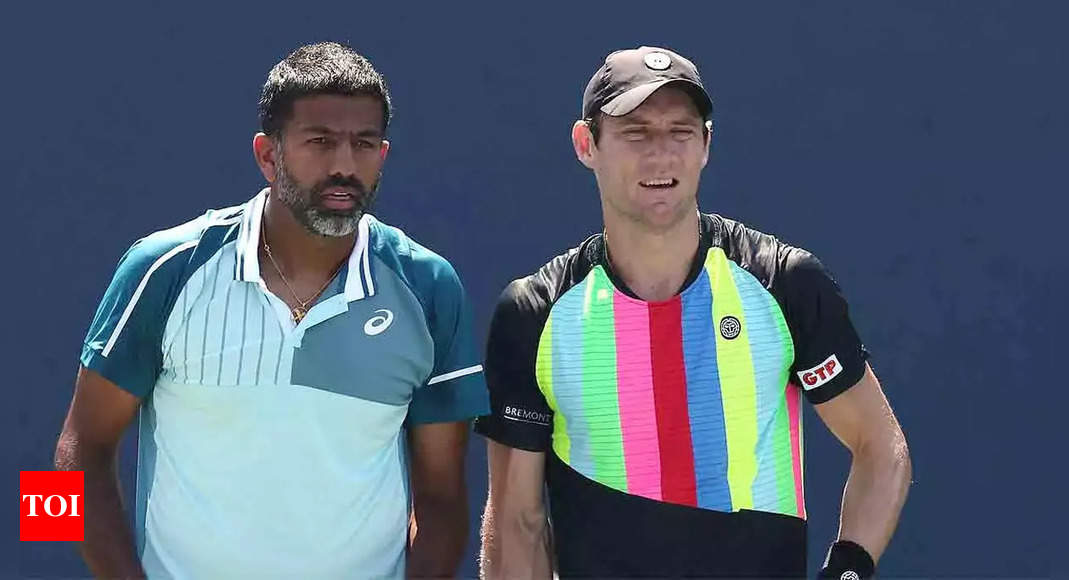 Rohan Bopanna and Matthew Ebden conclude partnership with thrilling ATP Finals victory | Tennis News – Times of India