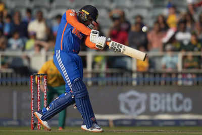  Abhishek Sharma steals spotlight with out-of-the-ground six