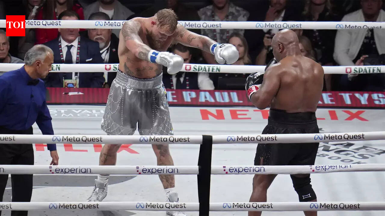 Mike Tyson vs Jake Paul Fight Highlights: Paul beats Tyson by unanimous ...