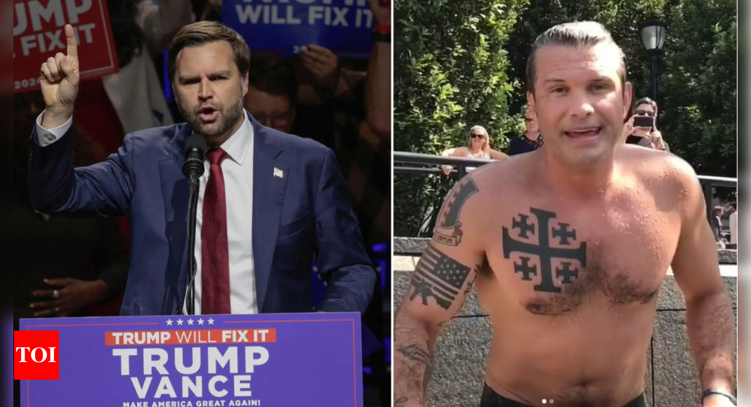 ‘Anti-Christian bigotry’: JD Vance calls out news agency AP for ‘attacking’ Pete Hegseth over controversial tattoo | World News – Times of India