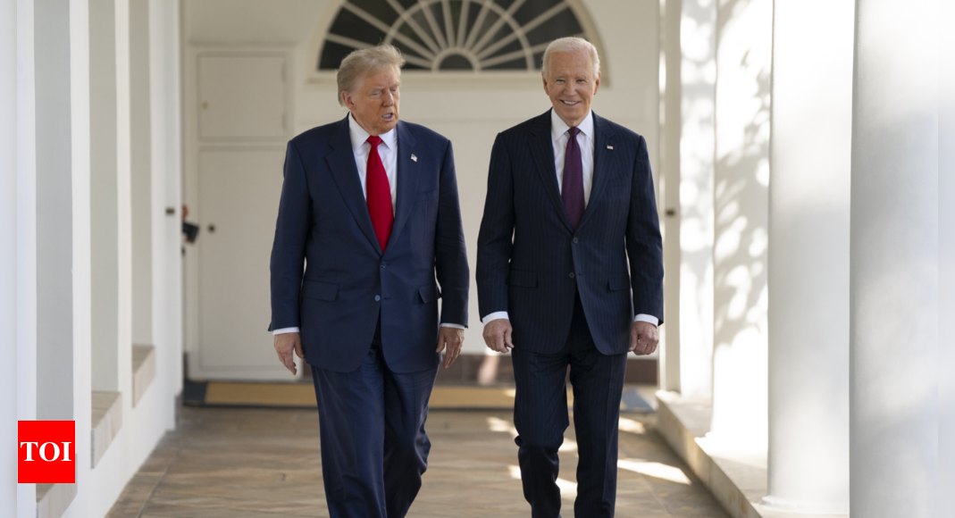 Is Biden taller than Trump? White House photo sparks height discussions on social media – Times of India