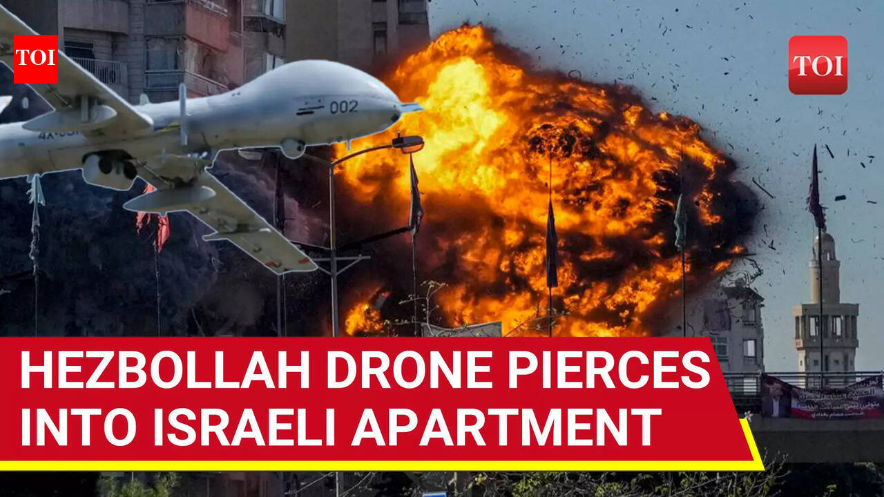 Hezbollah Drone Crashes Into Israeli Apartment; Revenge Strikes After ...