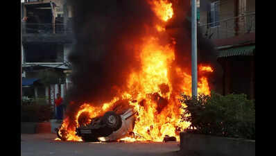 Indefinite curfew in 3 Manipur districts amid violent protests