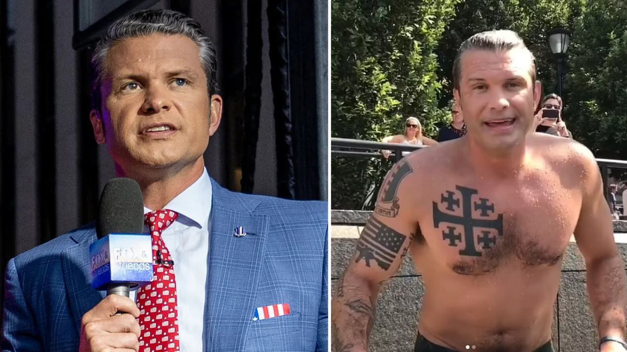 Pete Hegseth breaks silence on controversy over his tattoo: 'Anti-Christian  bigotry' - Times of India