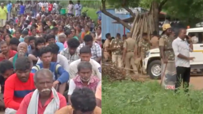 Tamil Nadu airport expansion: Madurai villagers protest land acquisition, over 1000 cops deployed | India News - Times of India