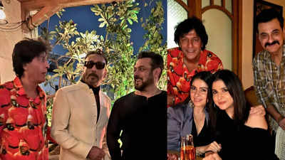 Amid death threats, Salman Khan spotted in a rare UNSEEN PIC with Jackie Shroff shared Chunky Pandey, fans love it! - See inside