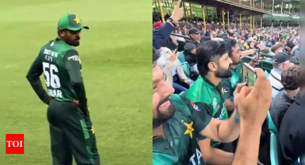 ‘T20 mein teri jagah nahi banti’: Babar Azam gives death stare to trolls during Pakistan vs Australia 2nd T20I. Watch | Cricket News – Times of India