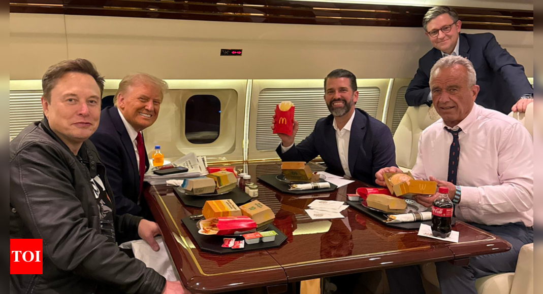 RFK Jr eating a McDonald's burger? Trump Jr says Make America Healthy Again but tomorrow 