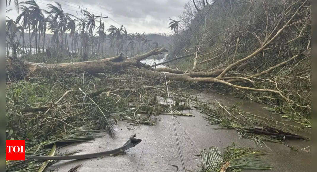 Missing villagers, destroyed homes and power outages: Typhoon Man-yi intensifies in Philippines