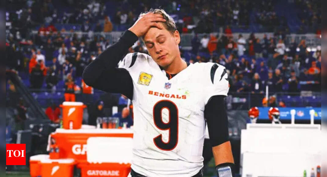 "We're not a good enough team...": Bengals' Star QB Joe Burrow gets real  about their struggles post-Chargers loss | NFL News - Times of India