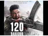 120 Bahadur poster: Farhan as Major Shaitan Singh