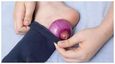 Why do some people put onions in their socks at bedtime?