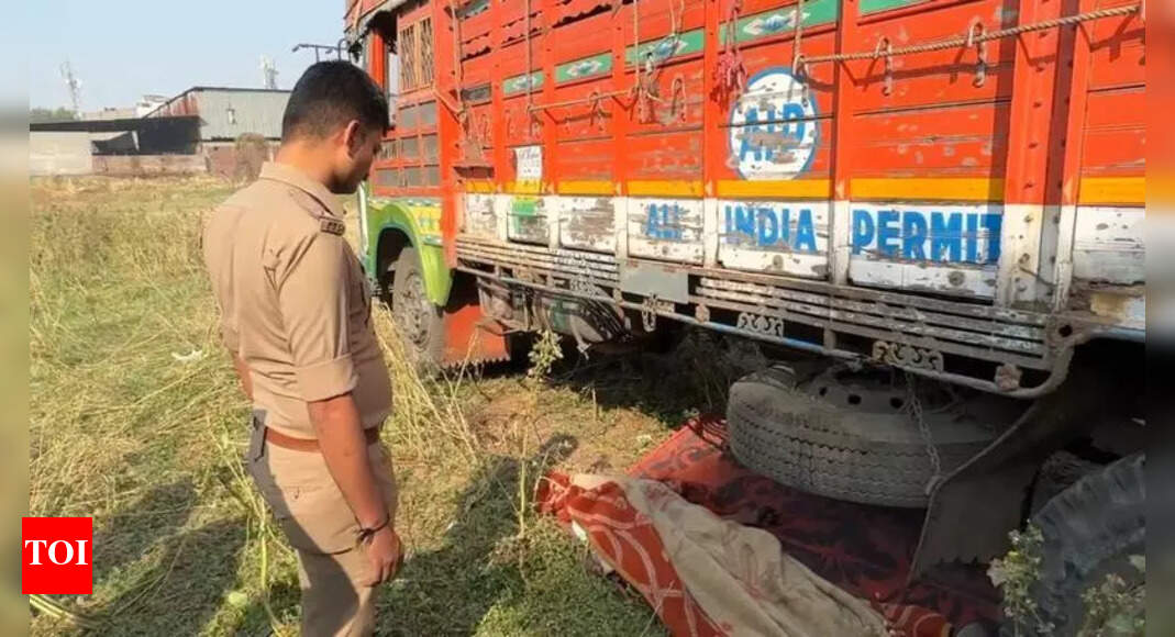 Tragic Accident: Truck Runs Over Sleeping Laborers, One Dead | Surat ...
