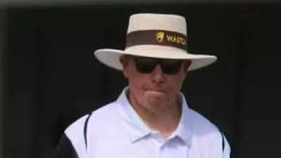 'Smack in the face': Cricket umpire gets seriously hurt with a straight drive