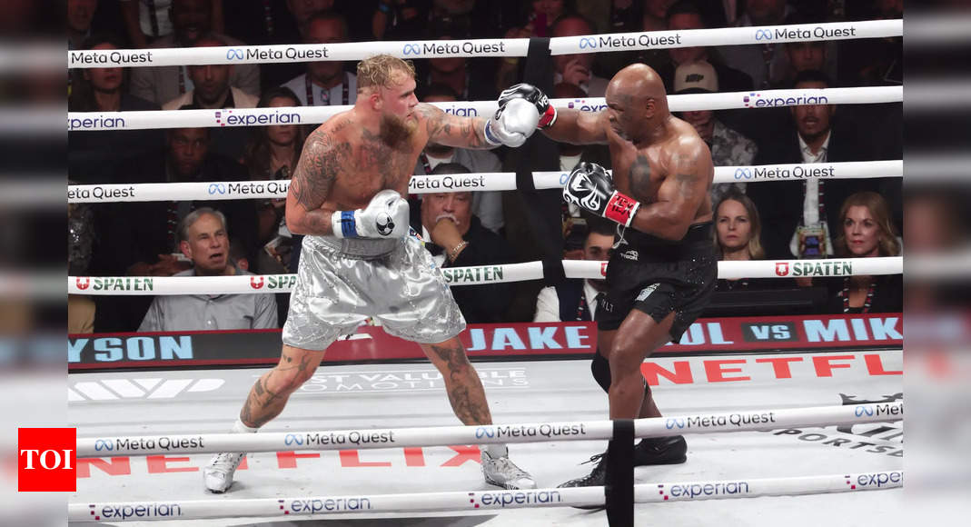 Jake Paul vs Mike Tyson: Record-breaking betting numbers for a combat sports event – Times of India