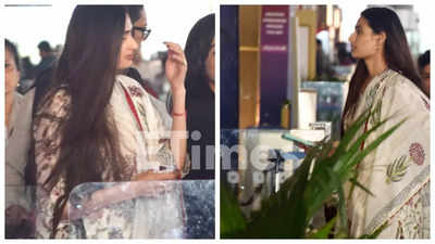 Mommy-to-be Athiya SPOTTED at the airport