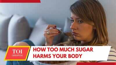 How too much sugar affects different parts of the body