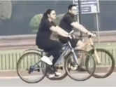 Parineeti-Raghav seen cycling on streets of Delhi