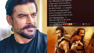 R Madhavan praises Suriya's 'Kanguva': 'I wish, I could do half of what he has done'