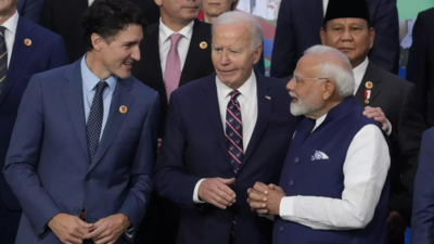 At G20 summit, PM Modi and Justin Trudeau stand in the same frame; see pic