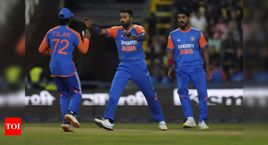 Hardik Pandya back at top of ICC T20I rankings as Tilak Varma enters Top 10 | Cricket News – Times of India