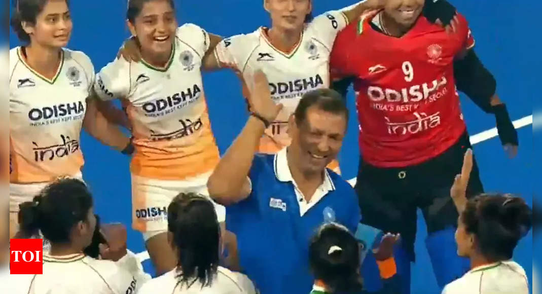 Watch: Coach Harendra, ladies’s hockey workforce rejoice in type after changing into ACT champions | Hockey Information – Instances of India