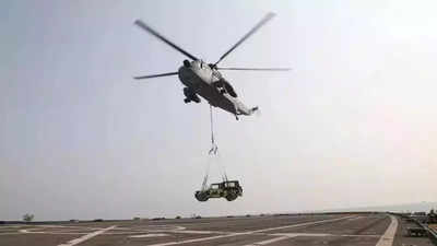 Navy helicopter museum works commence in Vizag