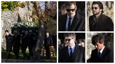 Liam Payne's funeral: One Direction bandmates Harry Styles, Zayn Malik, Nial Horan and Louis Tomlison reunite to bid final farewell - PICS