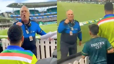 Vídeo viral: torcedor do Paquistão com foto de 'Imran Khan' é convidado a deixar o estádio de críquete na Austrália