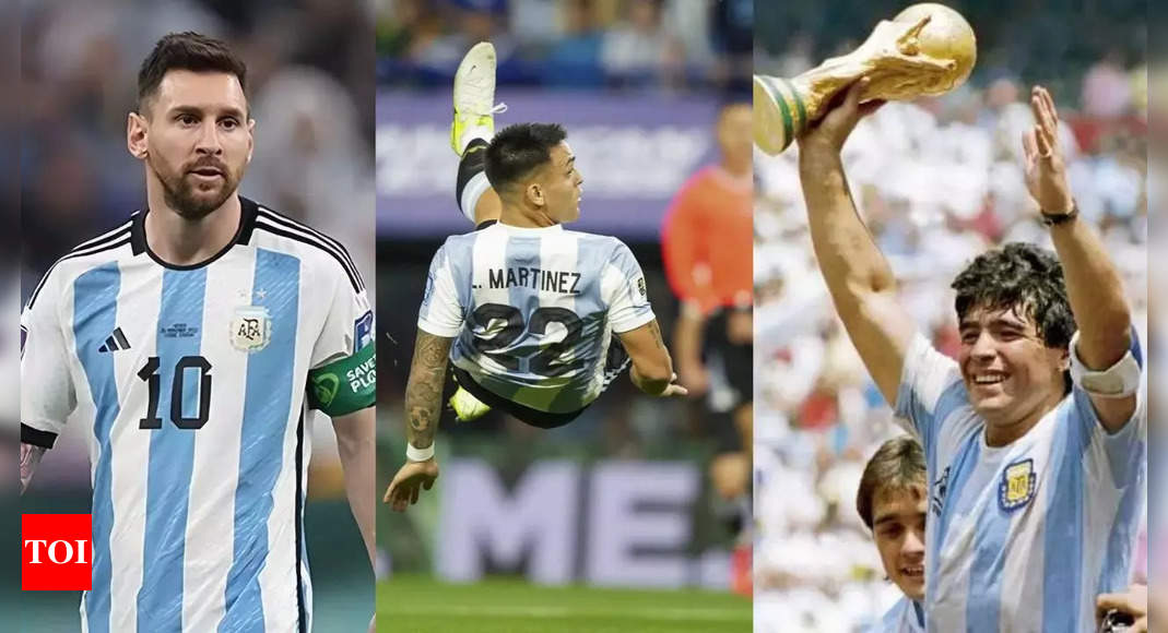 Argentina star equals Diego Maradona’s record, joins Lionel Messi and Gabriel Batistuta in elite list | Football News – Times of India