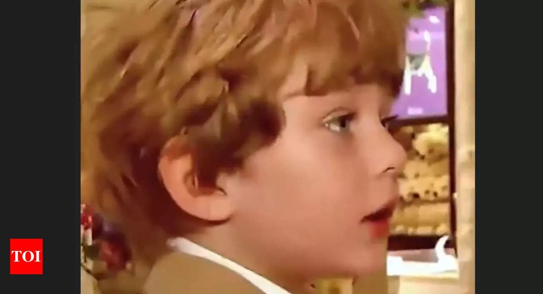 Watch: 3-year-old Barron Trump talks about his ‘love for drums’ to Melania – Times of India