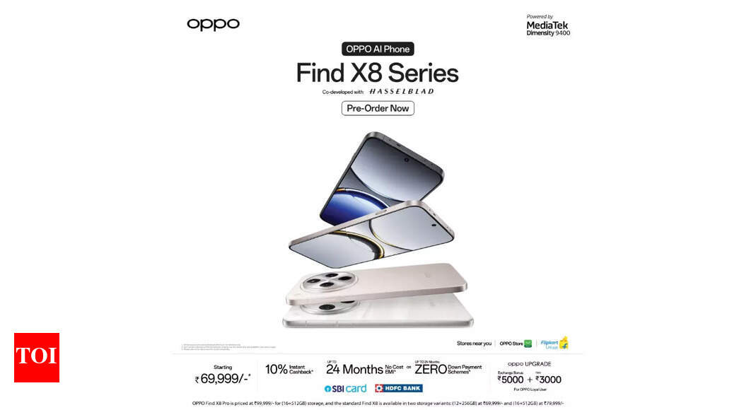 Oppo Find X8 series launched in India: Price, specs and more