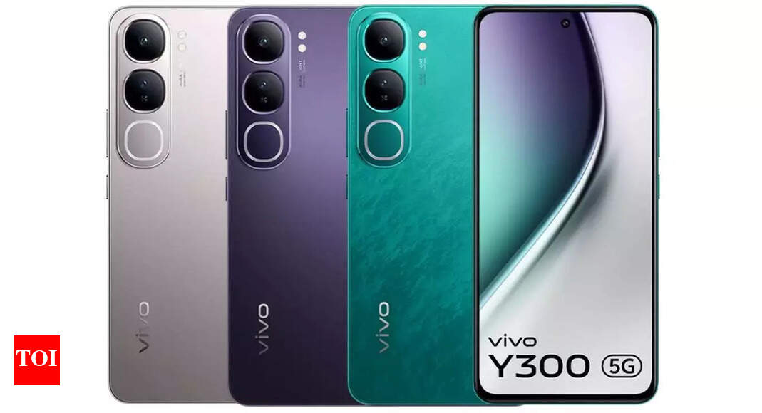 Vivo Y300 5G launched in India: Vivo Y300 with 50MP camera, IP64 rating launched in India: Price, offers and more | - Times of India