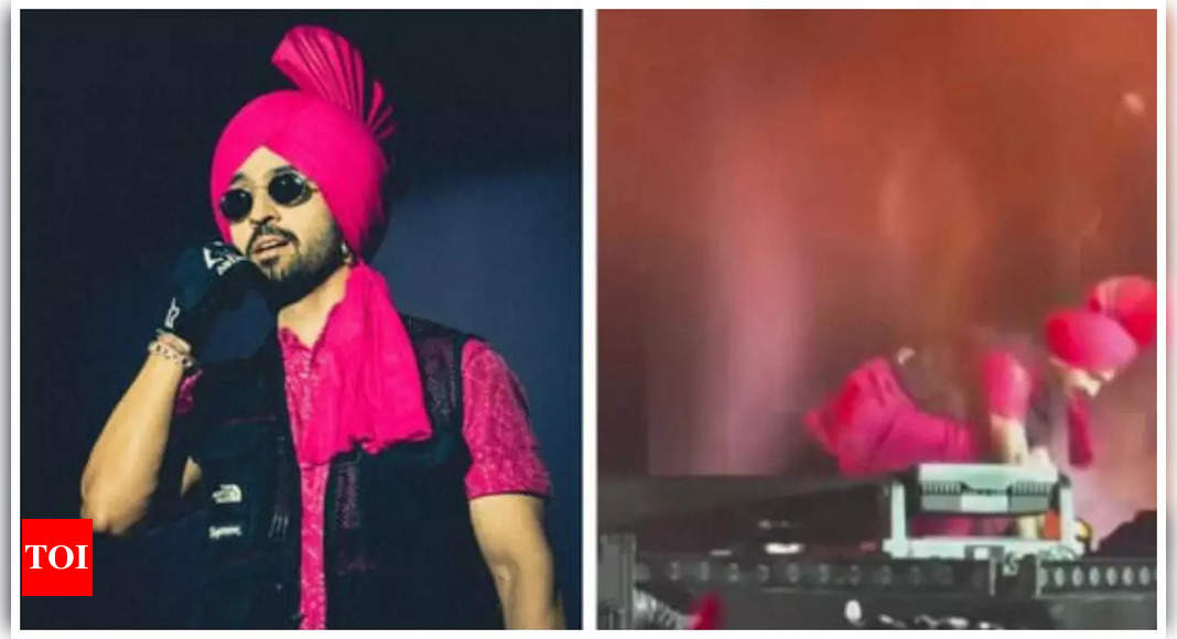 Fans call Diljit’s Ahmedabad stage fall a good omen