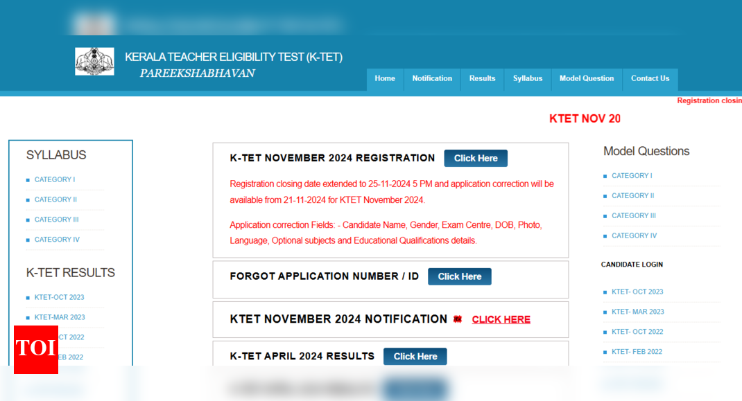 KTET 2024 registration deadline extended: Direct link to apply here
