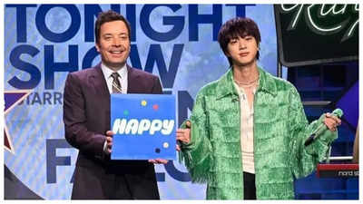 BTS Jin shines in his first-ever appearance on Jimmy Fallon's 'The Tonight Show'